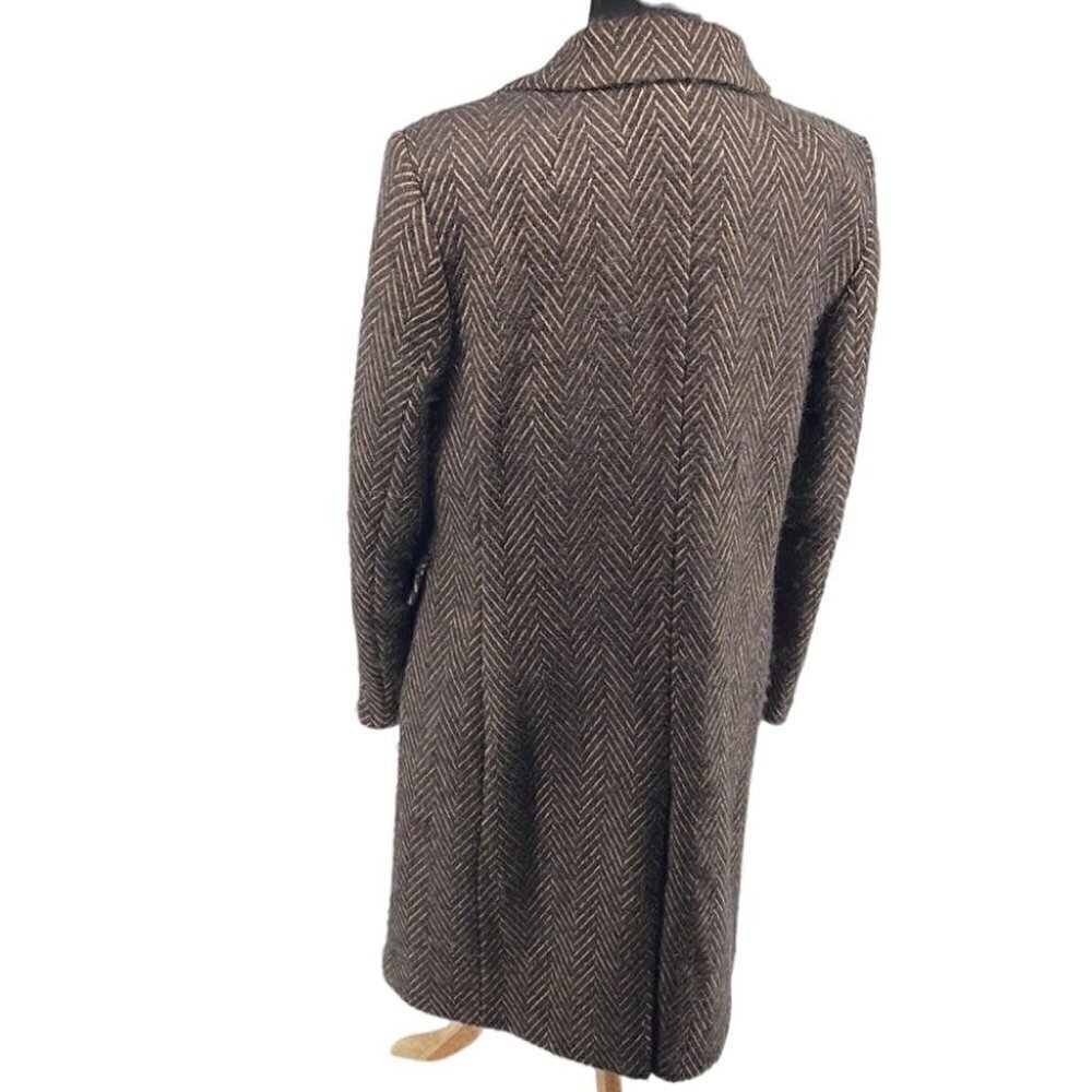 𝅺maura by Claudia Strater wool alpaca blend coat jacket overcoat warm soft sz M - Picture 3 of 12